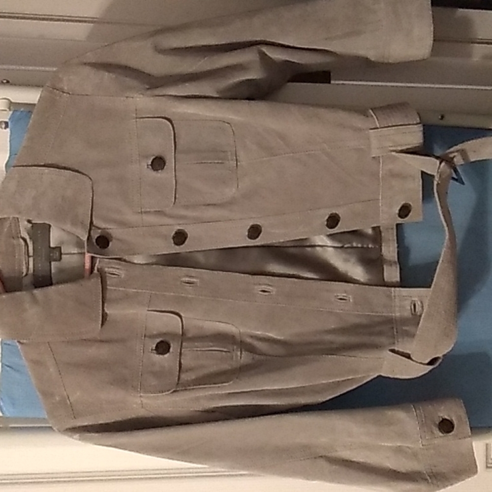Proenza Schouler For Target Gray Suede Jacket S
